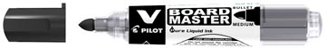 Pilot marqueur pour tableau blanc v-board master m, moyen 2,3 mm, noir