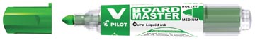 Pilot marqueur pour tableau blanc v-board master m, moyen 2,3 mm, vert