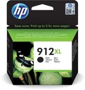 Hp cartouche d'encre 912xl, 825 pages, oem 3yl84ae#bgx, noir