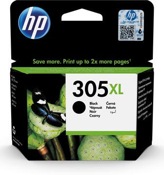 Hp cartouche d'encre 305xl, 240 pages, oem 3ym62ae, noir