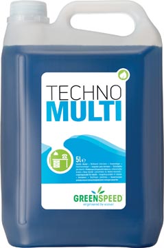 Greenspeed détergent universel concentré techno multi, parfum citrus, flacon de 5 litre