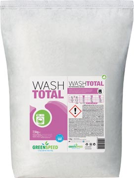 Ecover lessive en poudre wash total, 214 doses, sac de 7,5 kg
