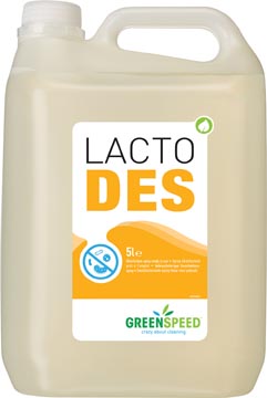 Greenspeed désinfectant lacto des, sans odeur, flacon de 5l