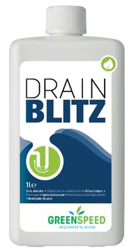 Greenspeed by ecover déboucheur drain blitz, flacon de 1 l