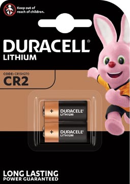 Duracell ultra lithium, cr2, blister 2 pièces