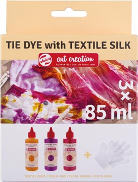 Talens art creation tie dye set 3x 85 ml, rose