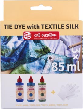 Talens art creation tie dye set 3x 85 ml, bleu