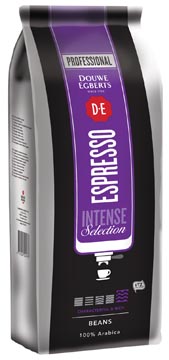 Douwe egberts café en grains, espresso intense, paquet de 1 kg