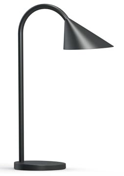 Unilux lampe de bureau sol, lampe led, noir