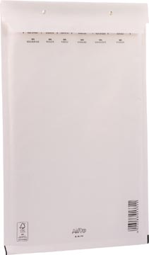 Bong airpro eloppes à bulles d'air c16, ft 220 x 340 mm, blanc, paquet de 10 pièces