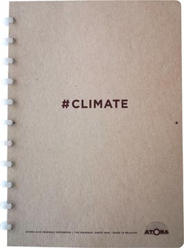 Atoma climate cahier, ft a4, 144 pages, quadrillé 5 mm