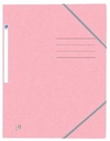 Oxford top file+ farde à rabats, pour ft a4, rose pastel