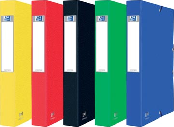 Elba boîte de classement oxford eurofolio dos de 4 cm, couleurs assorties