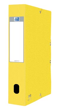 Elba boîte de classement oxford eurofolio dos de 6 cm, jaune