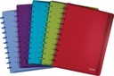 Atoma trendy cahier, ft a4 +, 120 pages, quadrillé 5mm, met 6 tabbladen en 5 showtassen, in couleurs asso