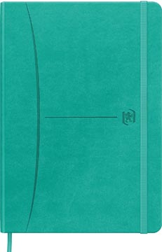 Oxford signature smart journal, ft a5, quadrillé 5 mm, turquoise