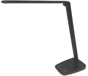 Unilux led lampe de bureau twistled, noir