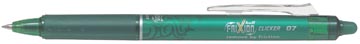 Roller pilot frixion ball clicker, rétractable, pointe medium, 0,7 mm, vert