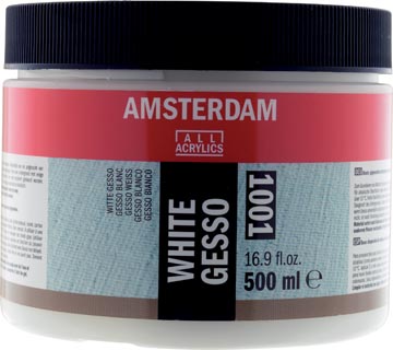 Amsterdam gesso blanc, bouteille de 500 ml