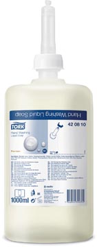 Tork premium savon liquide non-parfumé pour les mains, système s1, recharge de 1 litre