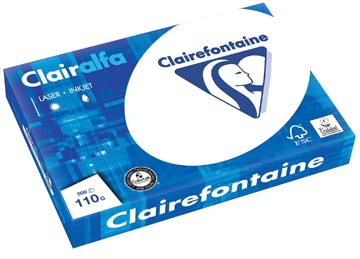 Clairefontaine clairalfa papier de présentation a3, 110 g, paquet de 500 feuilles