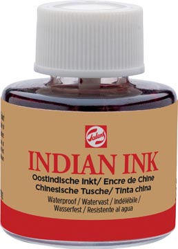 Talens encre de chine, bouteille de 11 ml, noir