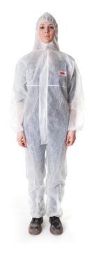 3m coverall de protection, blanc, large