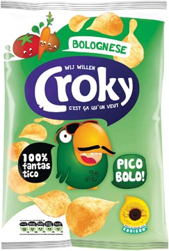 Croky chips bolognese, sachet de 100 g