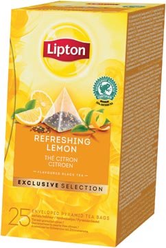 Lipton thé, citron, exclusive selection, bôite de 25 sachets