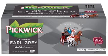 Pickwick thé, earl grey, paquet de 100 pièces