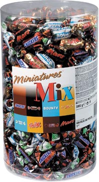 Celebrations mixed miniatures, tube de 3 kg (296 pièces)