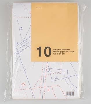 Papier de coupe, ft 100 x 150 cm, paquet de 10 feuilles