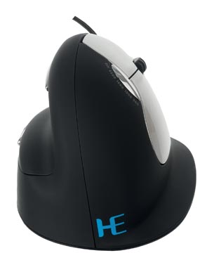 R-go he souris ergonomique, grand, filaire, pour droitiers