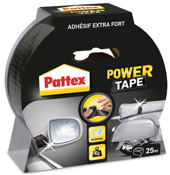 Pattex ruban adhésif power tape, 25 m, noir