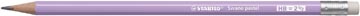 Stabilo swano pastel crayon, hb, avec gomme, violet