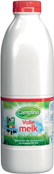 Campina lait entier, 1 litre, paquet de 6 pièces