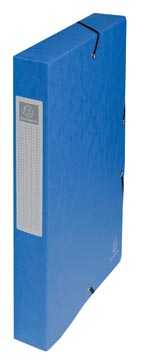 Exacompta boîte de classement exabox bleu, dos de 4 cm