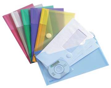 Tarifold pochette-documents collection color pour ft chéquier (250 x 135 mm), paquet de 6 pièces