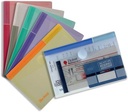 Tarifold pochette-documents collection color pour ft a6 (165 x 109 mm), paquet de 6 pièces
