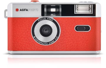 Agfaphoto appareil photo argentique, 35 mm, rouge