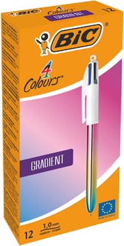 Bic 4 colours gradient stylo bille, moyen