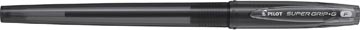 Pilot stylo bille super grip g fine avec capuchon, noir, offre spéciale de 30 + 10 pièces