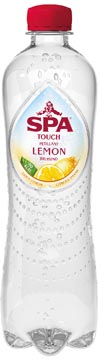 Spa touch of lemon, eau, bouteille de 50 cl, paquet de 24 pièces