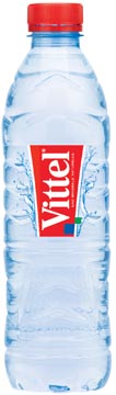 Vittel eau, bouteille de 50 cl, paquet de 24 pièces