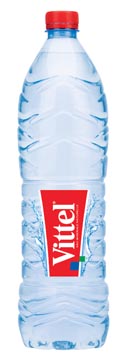 Vittel eau, bouteille de 1,5 l, paquet de 6 pièces
