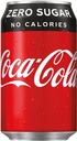 Coca-cola zero boisson rafraîchissante, fat canette de 33 cl, paquet de 24 pièces