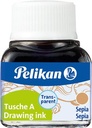 Pelikan encre de chine, sepia, flacon de 10 ml