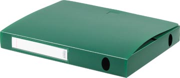 Pergamy boîte de classement, pour ft a4, en pp de 700 micron, dos de 4 cm, vert