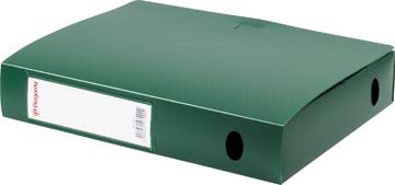 Pergamy boîte de classement, pour ft a4, en pp de 700 micron, dos de 6 cm, vert