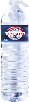 Cristaline eau, bouteille de 1,5 litre, paquet de 6 pièces